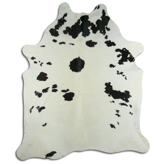 Black & White Cowhide Rug XXXL