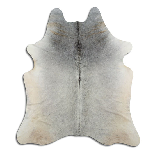 Grey Cowhide Rug L
