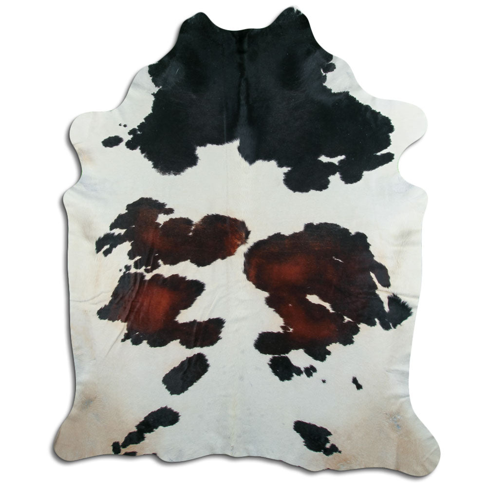 Tricolor Cowhide Rug XXXL