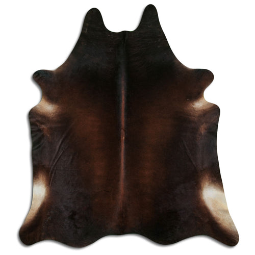 Brown Cowhide Rug XXL