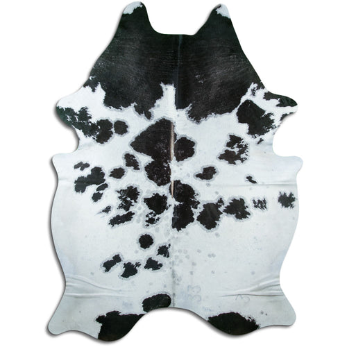 Black & White Cowhide Rug XXL