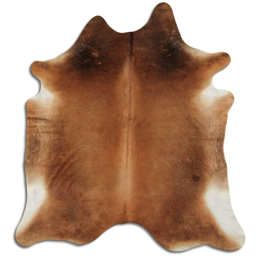 Brown Cowhide Rug XL