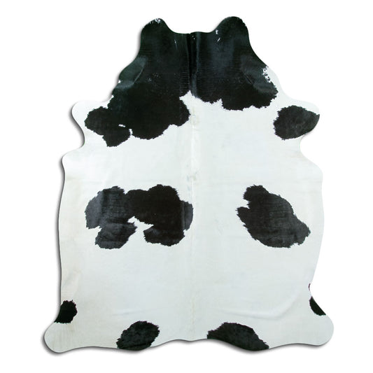 Black & White Cowhide Rug XXL