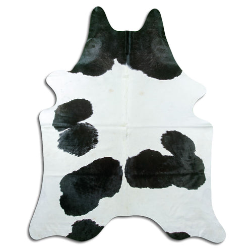 Black & White Cowhide Rug XXL