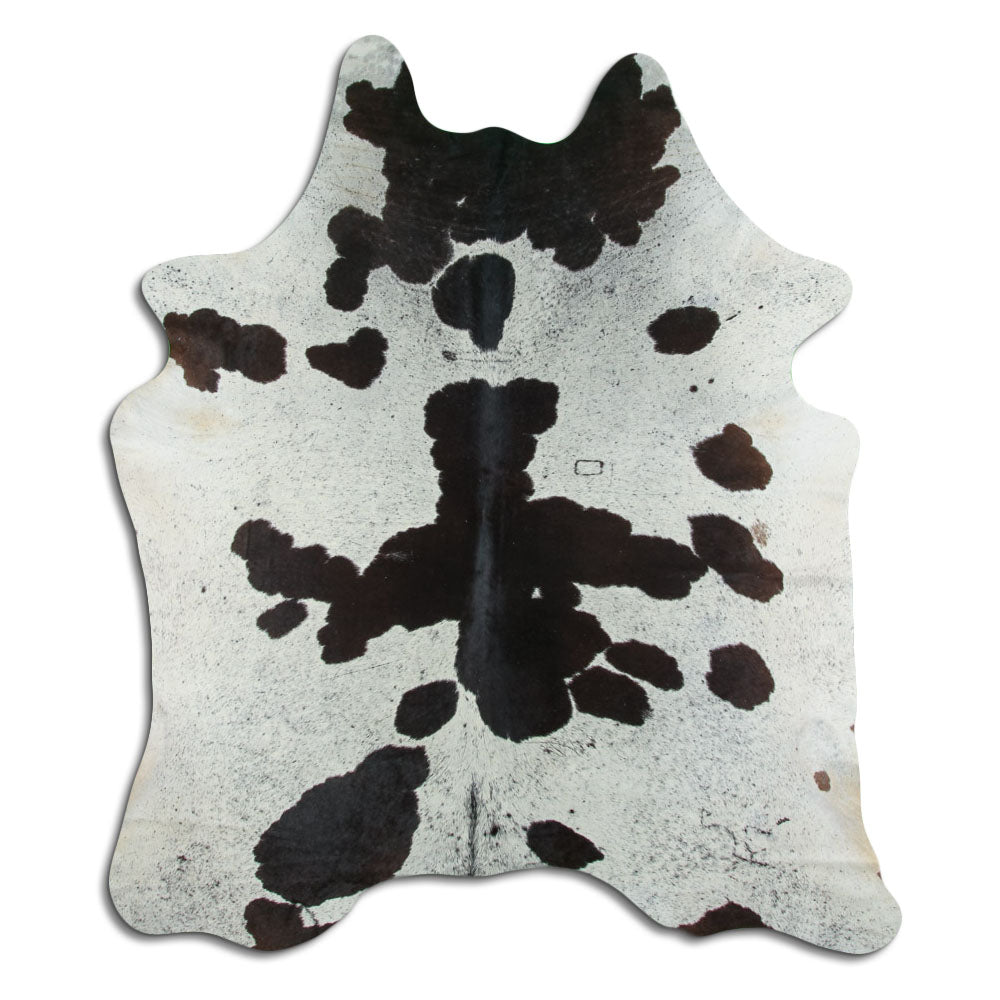 Black & White Cowhide Rug XXL