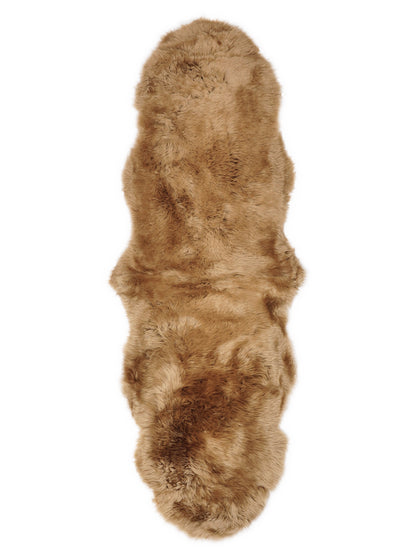 New Zealand Sheepskin Rug Double, Camel
