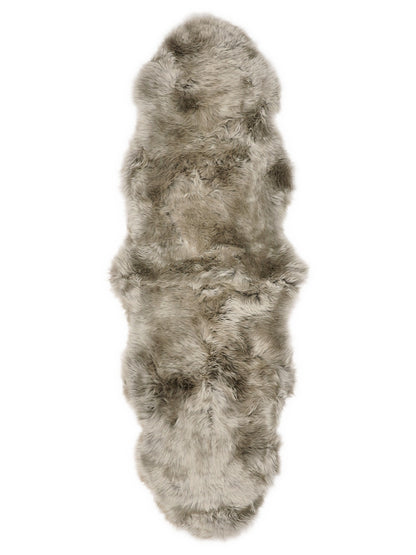 New Zealand Sheepskin Rug Double, Light Grey