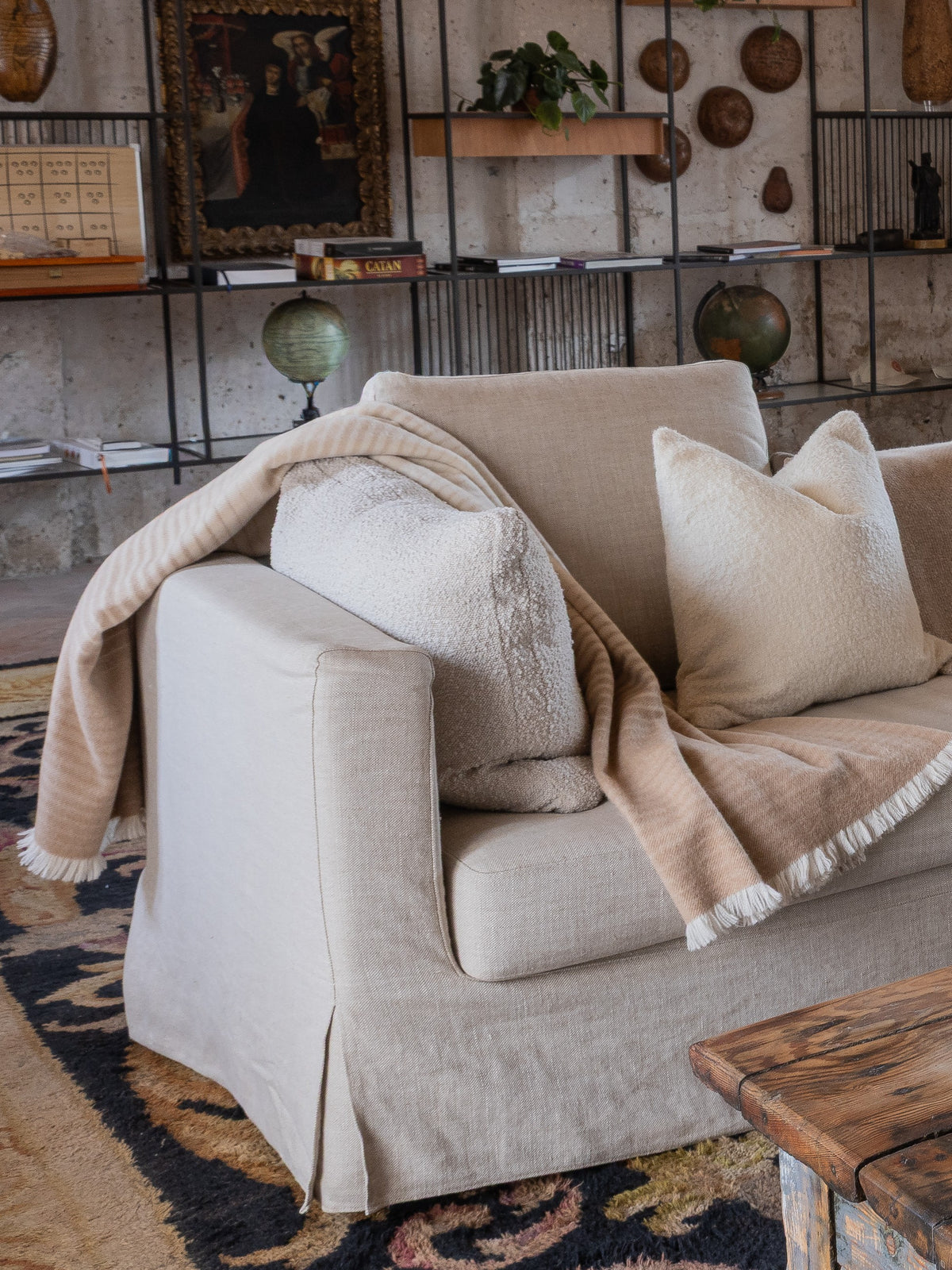 Royal Alpaca Throw “Dune”