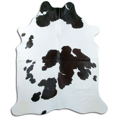 Black & White Cowhide Rug XXL