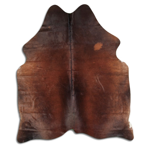 Brown Cowhide Rug L