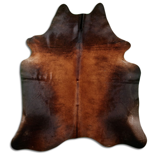 Brown Cowhide Rug L