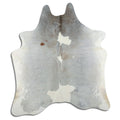 Grey Cowhide Rug L