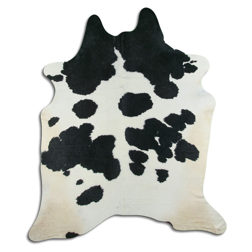 Black & White Cowhide Rug XXL
