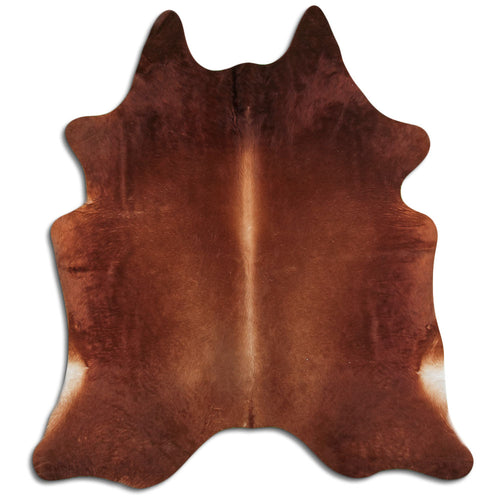 Brown Cowhide Rug L