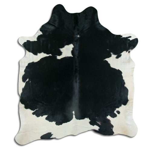 Black & White Cowhide Rug XL