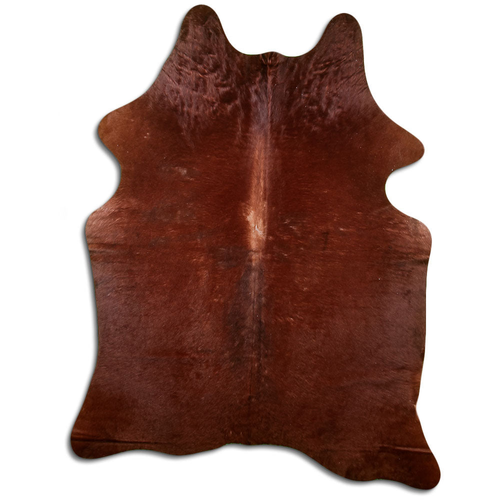 Brown Cowhide Rug L