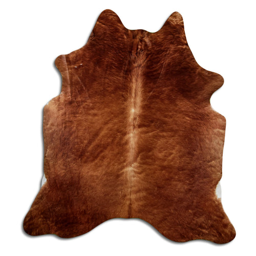 Brown Cowhide Rug XXL