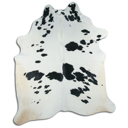 Black & White Cowhide Rug XXL