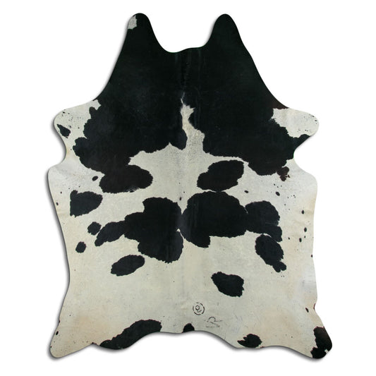 Black & White Cowhide Rug XXL