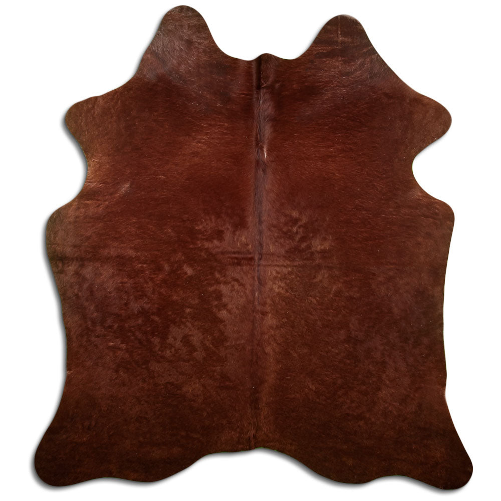Brown Cowhide Rug L