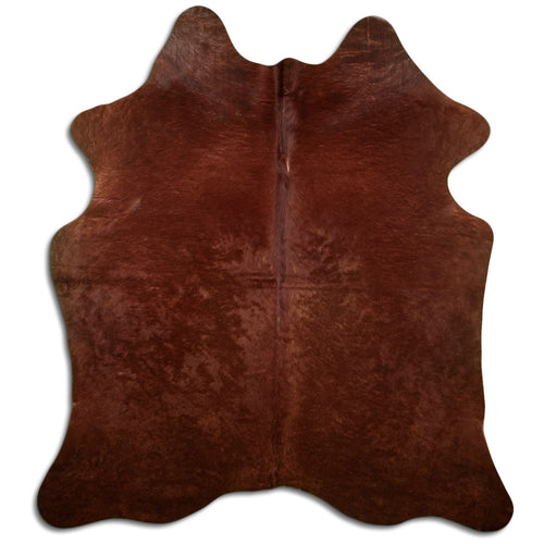 Brown Cowhide Rug L