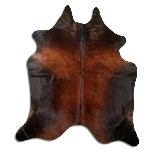 Brown Cowhide Rug L
