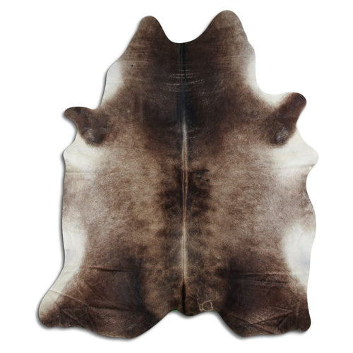 Tan Grey Cowhide Rug XXL