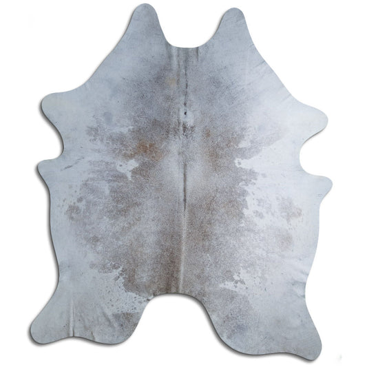 Tan Grey Cowhide Rug XXXL