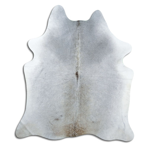 Grey Cowhide Rug L