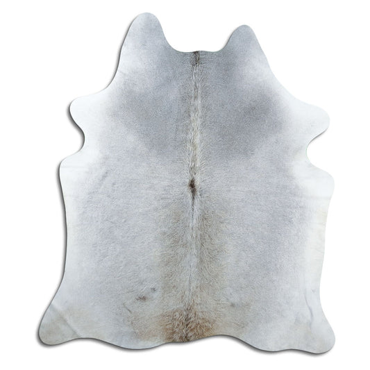 Grey Cowhide Rug L