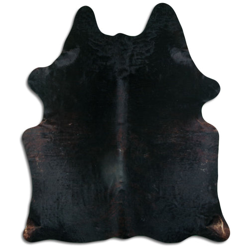 Brown Cowhide Rug L