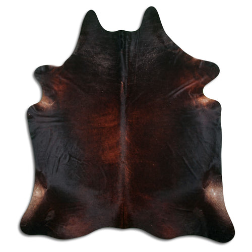 Brown Cowhide Rug XXL