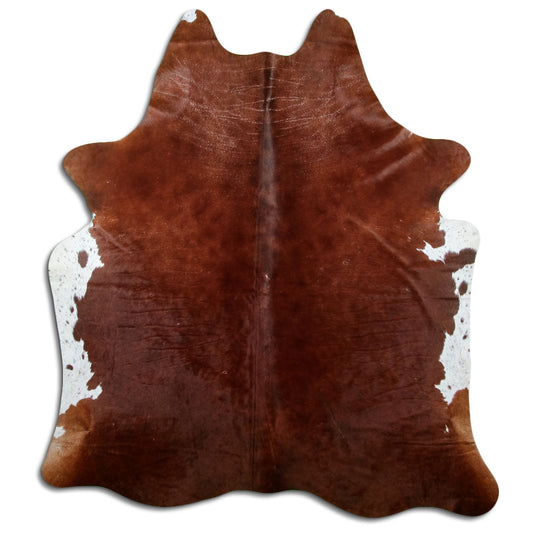 Brown Cowhide Rug L