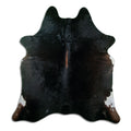 Brown Cowhide Rug L
