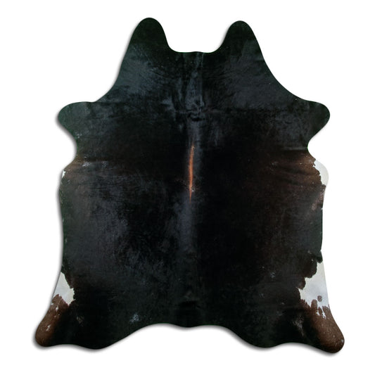 Brown Cowhide Rug L