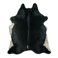 Black Cowhide Rug XXL