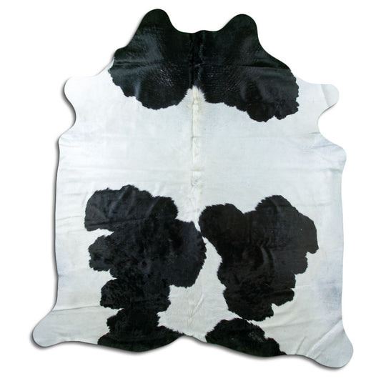 Black & White Cowhide Rug XXL