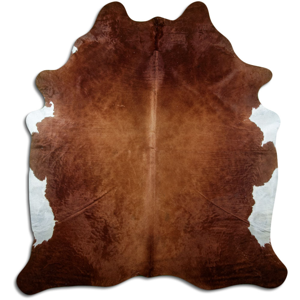 Brown Cowhide Rug XXL