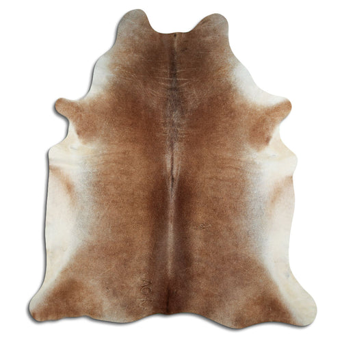Tan Grey Cowhide Rug XXL