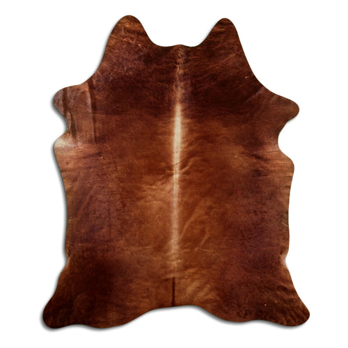 Brown Cowhide Rug XXL