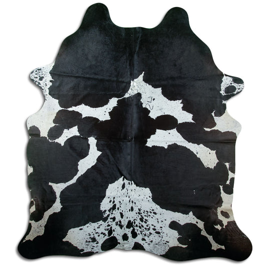 Black & White Cowhide Rug XXL