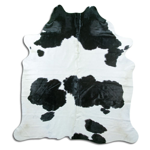 Black & White Cowhide Rug XL