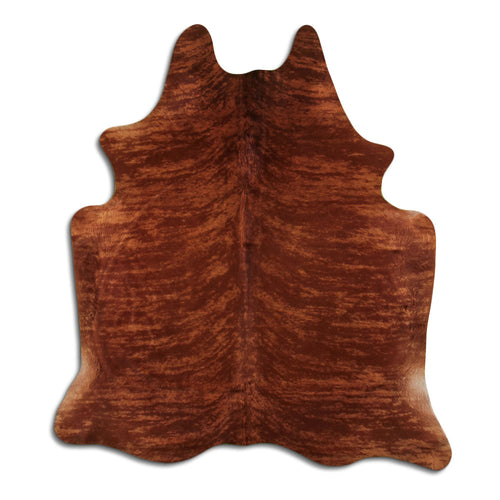 Brown Cowhide Rug L