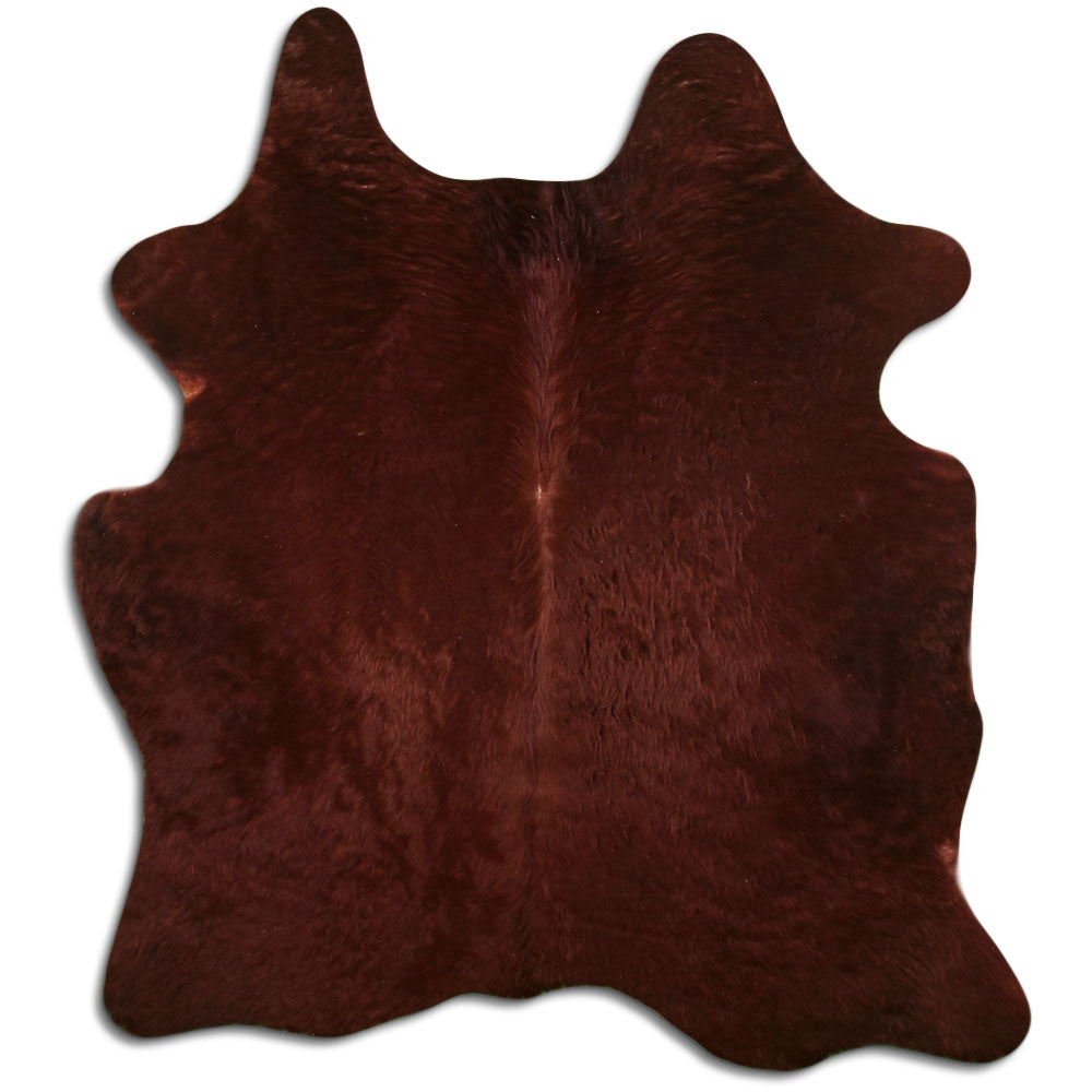 Brown Cowhide Rug L