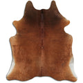 Brown Cowhide Rug L