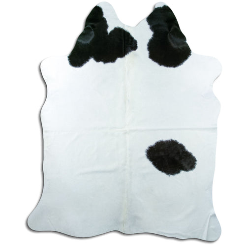 Black & White Cowhide Rug XXL