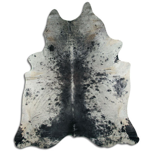 Salt & Pepper Cowhide Rug XXXL