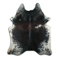 Black & White Cowhide Rug XXL