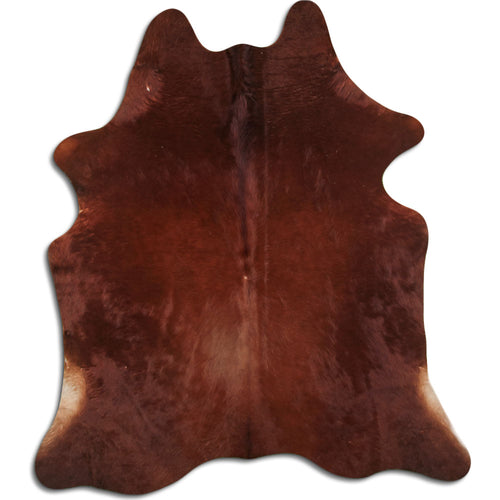 Brown Cowhide Rug L
