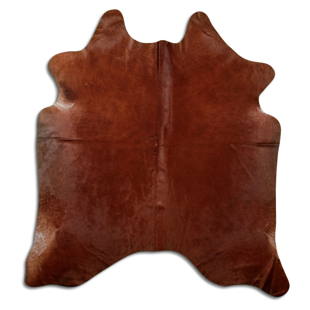 Brown Cowhide Rug L